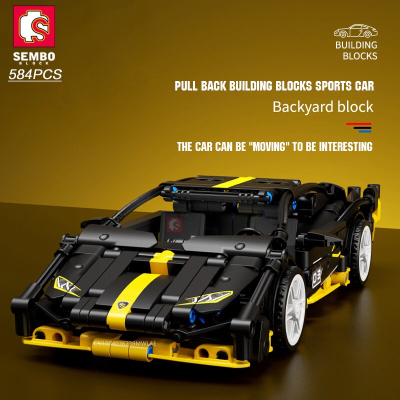 Sembo Building Blocks Sports Car